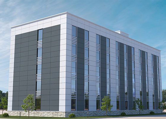 Q355B 溶接された商業用建物 プリファブリックオフィス建設