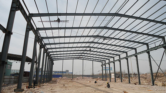 耐久性のある鋼筋枠 工業用建物 柱梁