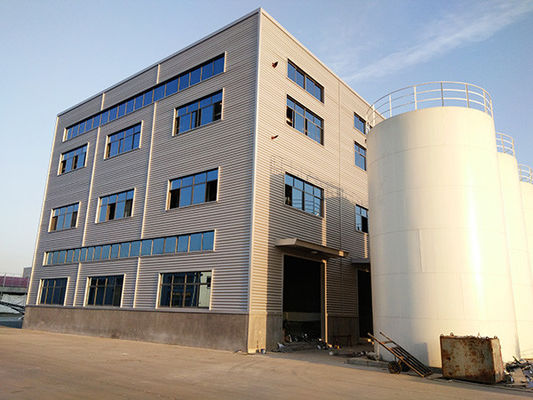 パーソナライズ可能なQ355B プリファブリック 鉄鋼建築 商業用